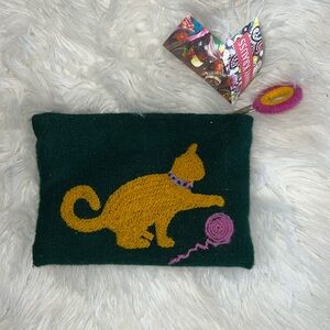 Jenny Krauss Artisan Zippered Wool Pouch